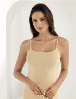 Kadın İnce Askı Atlet Beyaz