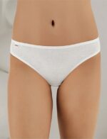 Kadın Bikini Kalıp Külot Beyaz