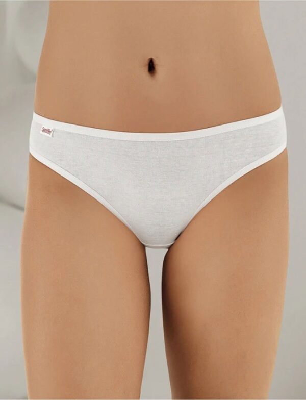 Kadın Bikini Kalıp Külot Beyaz