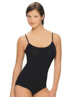 İnce Askılı Çıtçıtlı Body Siyah