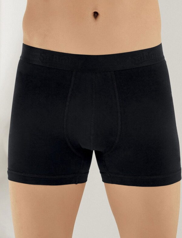 Erkek Likralı Boxer Gri