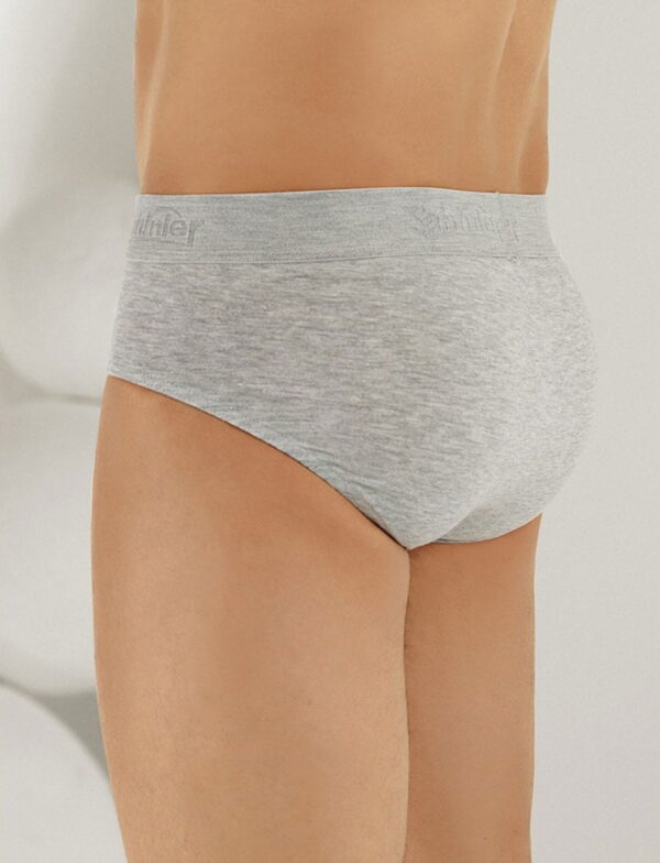 Erkek Likralı Slip Külot Gri