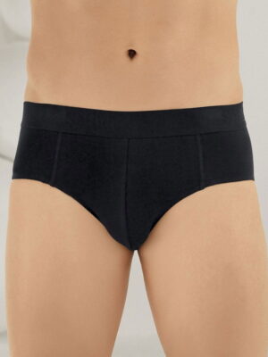 Erkek Likralı Slip Külot Siyah