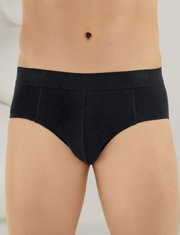 Erkek Likralı Slip Külot Gri