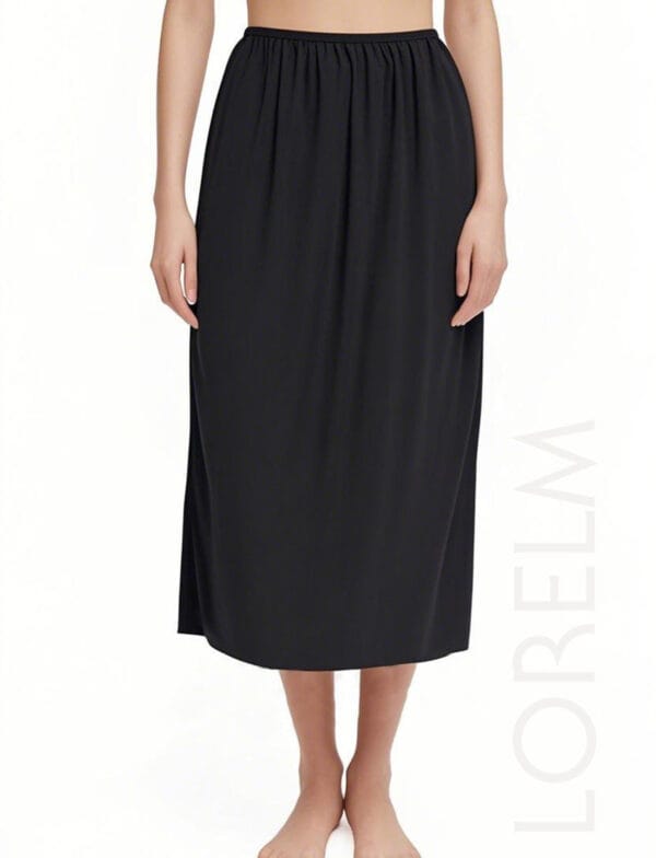 Pamuklu Uzun Tam Boy Jüpon Etek Astarı Ten