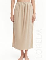 Pamuklu Uzun Tam Boy Jüpon Etek Astarı Ten