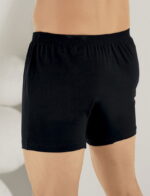 Erkek Penye Boxer Siyah