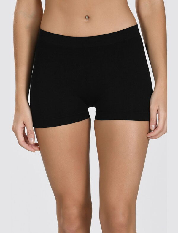 Kadın Mini Şort Jüpon Boxer Ten Micro Seamless