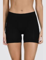Kadın Kısa Şort Jüpon Boxer Beyaz Micro Seamless