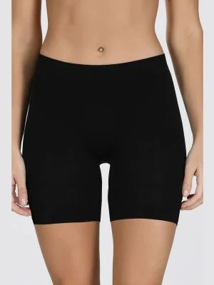 Kadın Şort Jüpon Boxer Siyah Micro Seamless
