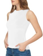 Kadın Sıfır Kol Body Atlet Beyaz