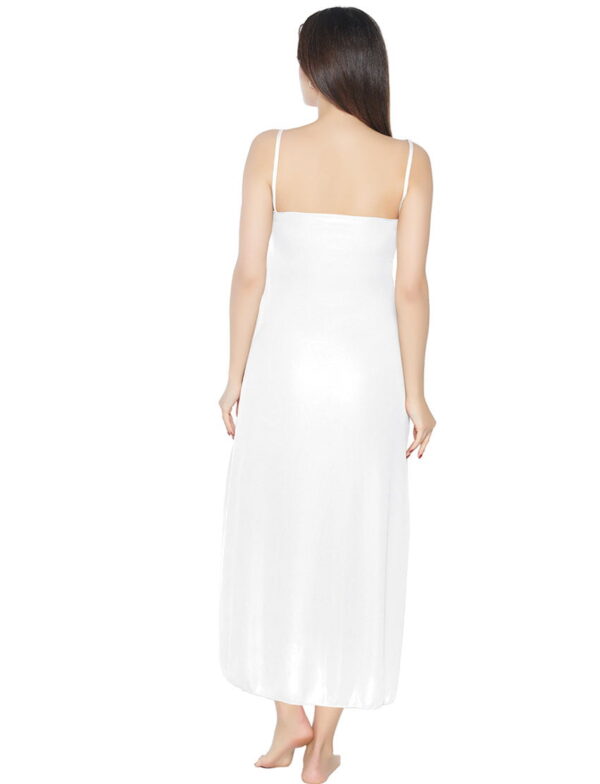 Uzun Kombinezon Elbise Astarı Tam Boy Siyah