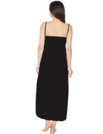 Uzun Kombinezon Elbise Astarı Tam Boy Siyah