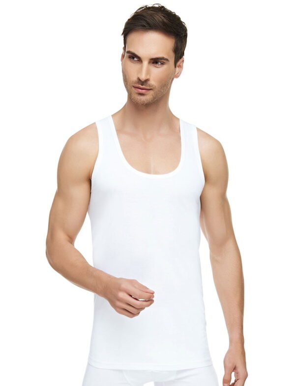 Erkek Penye Atlet Siyah