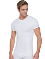 Erkek Penye Kapalı Yaka Fanila Yarım Kol