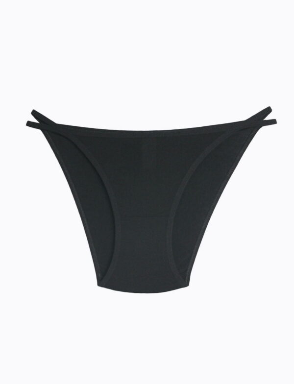 Yanı İpli Bikini Kalıp Külot Beyaz