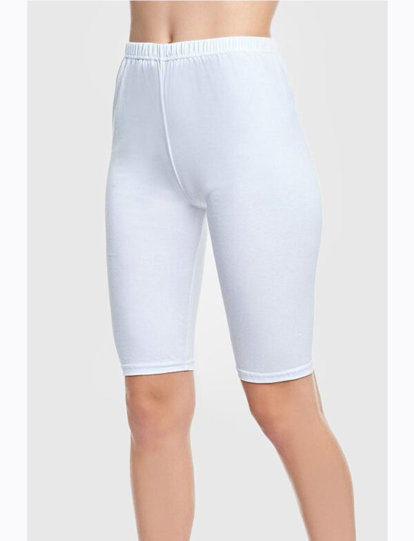 Dizüstü Kısa Tayt Yumuşak Viskon Likralı Siyah