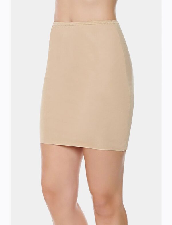 Dizüstü Kısa Etek Astarı Jüpon Mini Ten