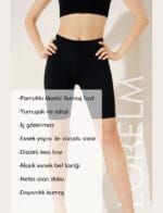Kısa Tayt Yumuşak Penye Pamuk Modal
