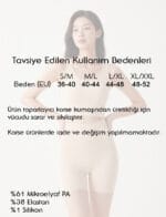 Lazer Kesim Korse Paçalı Kıyafet İçi Toparlayıcı Astar