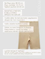 Lazer Kesim Korse Paçalı Kıyafet İçi Toparlayıcı Astar