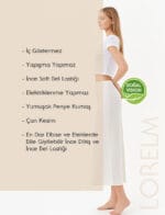 Uzun Etek Astarı Tam Boy Doğal Viskon Penye 80 cm