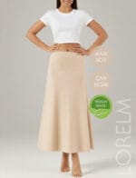 Uzun Etek Astarı Tam Boy Doğal Viskon Penye 80 cm