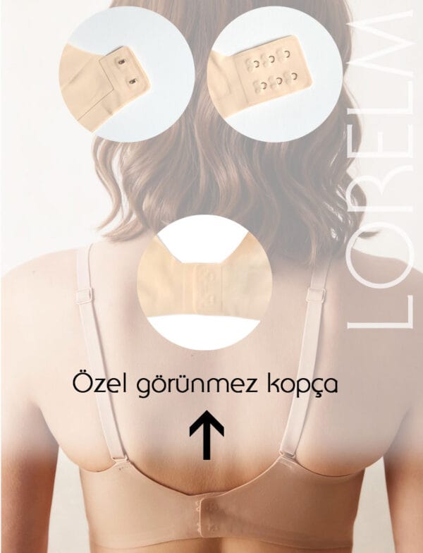 Invisible Lazer Kesim Sütyen Balensiz Görünmez