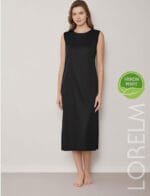 Sıfır Kol Penye Uzun Kombinezon Elbise Astarı