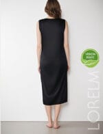 Sıfır Kol Penye Uzun Kombinezon Elbise Astarı