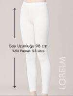 Pamuklu Uzun Tayt Penye