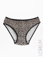 Kadın Leopar Desen Külot Bikini Kalıp